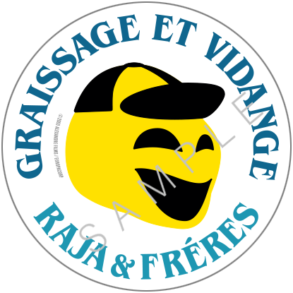 B：殺人鬼バックプリントステッカー